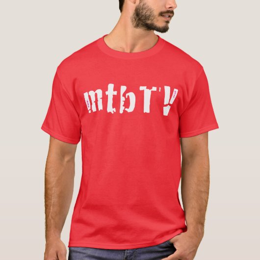 T-shirt chemise de vélo de mtbTV (Devant)
