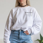 T-shirt Chemise de ver de livre | Sweatshirt de devis amus