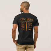 T-shirt Chemise de Viking d'équipe (Dos entier)