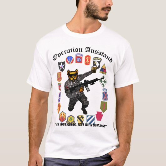 T-shirt Chemise de visite de barre de Carite-Armée (Devant)