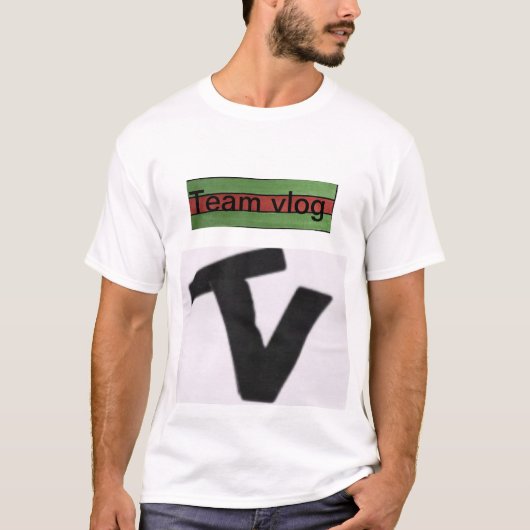 T-shirt Chemise de Vlog d'équipe d'édition limitée (Devant)