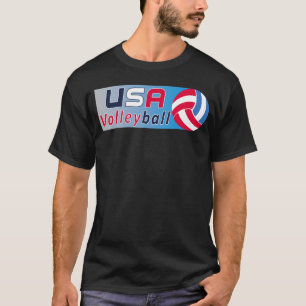 T-shirt Chemise de volley-ball américaine pour hommes et f