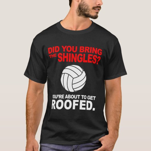 T-shirt Chemise de volleyball : Couvert de boule (Devant)