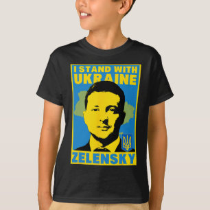 T-shirt Chemise de Volodymyr Zelensky Ukraine Drapeau Ukra