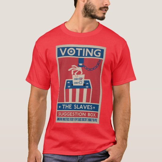 T-shirt Chemise de vote (Devant)