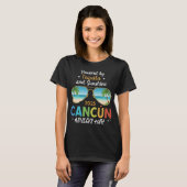 T-shirt Chemise de voyage d'anniversaire de Cancun - Nom e (Devant entier)
