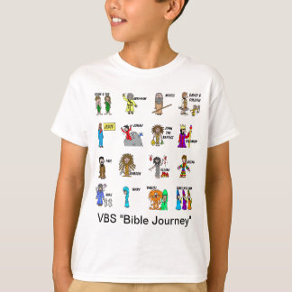 T-shirt Chemise de voyage de bible de VBS pour des enfants