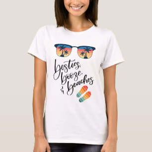 T-shirt Chemise de voyage entre filles – Tee-shirt plages,