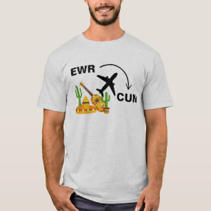 T-shirt Chemise de voyage pour Cancun Mexique