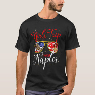 T-shirt Chemise de voyage pour filles à Naples 2025 Week-e