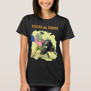 T-shirt Chemise de voyage rétro Fiesta de Toros Espagne
