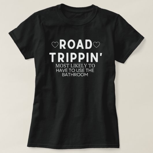T-shirt Chemise De Voyage Sur Route, Très Probable À Chemi (Design devant)