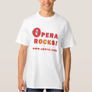 T-shirt Chemise de web browser d'opéra