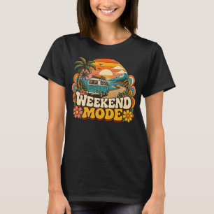 T-shirt Chemise de week-end en mode rétro pour road trip e