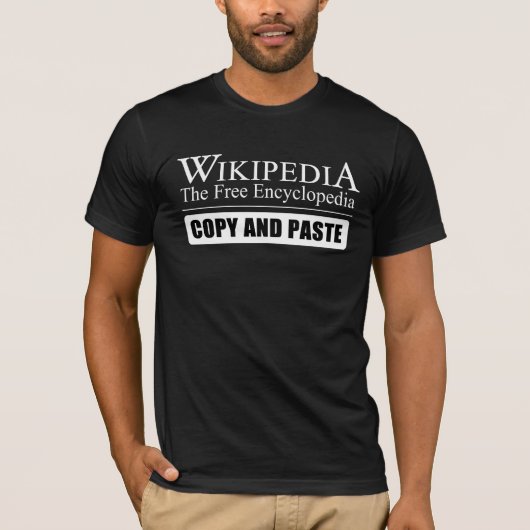 T-shirt Chemise de Wikipedia (Devant)