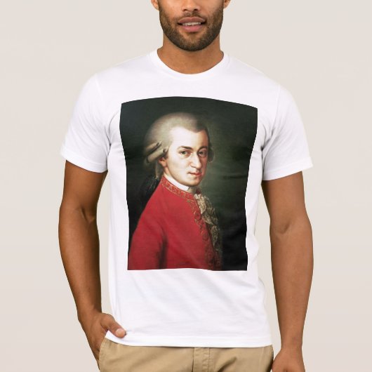 T-shirt Chemise de Wolfgang Amadeus Mozart (Devant)