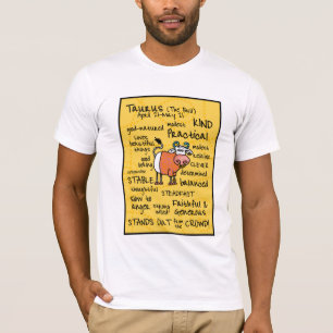 T-shirt chemise de wordcloud de Taureau