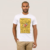 T-shirt chemise de wordcloud de Taureau (Devant entier)