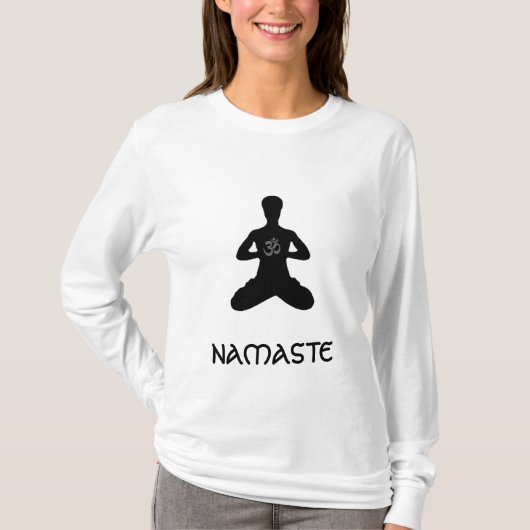 T-shirt Chemise de yoga NAMASTE (Devant)