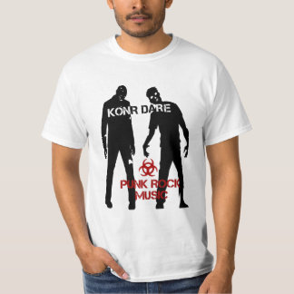 T-shirt Chemise de zombi de défi de Konr