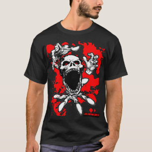 T-shirt Chemise de zombi d'éclaboussure de sang
