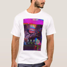 Chemise Dead Mall Cop Retrowave