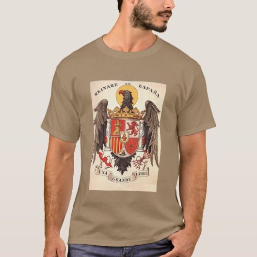 T-shirt Chemise d'Eagle d'Espagnol de Franco (Devant)