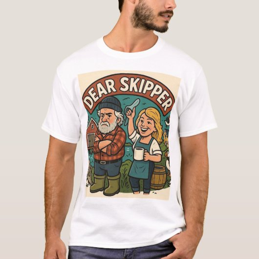 T-shirt Chemise Dear Skipper (Devant)