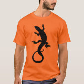 T-shirt Chemise Débardeur Lizard Art Retro Green Lizard Sh (Devant)