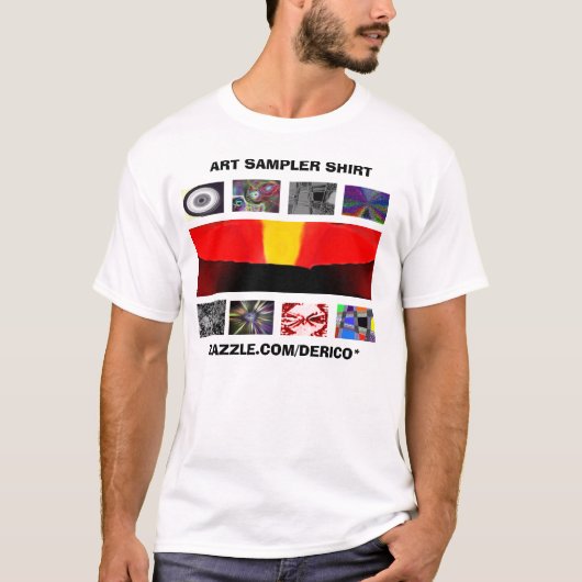 T-shirt Chemise d'échantillonneur d'art (Devant)
