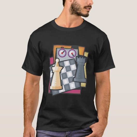 T-shirt Chemise d'échecs (Devant)