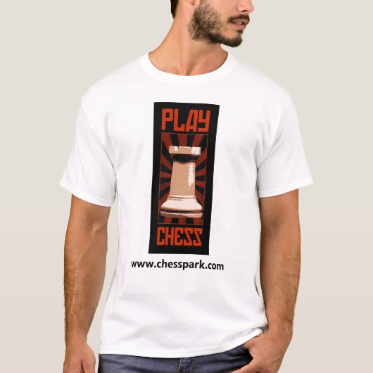 T-shirt Chemise d'échecs de jeu (Devant)