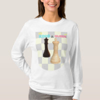 Chemise d'échecs King & Queen