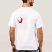 T-shirt Chemise d'éclaboussure de sang (Dos)