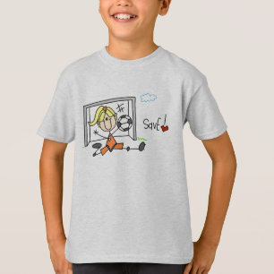 T-shirt Chemise d'économies du football de filles