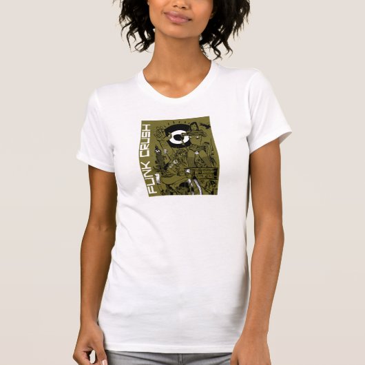 T-shirt Chemise d'écrasement de trouille (Devant)