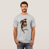 T-shirt Chemise d'écureuil Yule Tide (Devant entier)