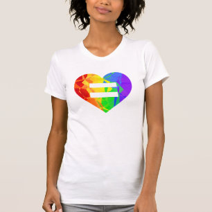 T-shirt Chemise d'égalité de mariage de coeur