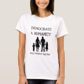 T-shirt Chemise démocrate pour l'humanité (Devant)