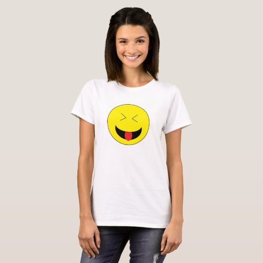 T-shirt Chemise d'Emoji des femmes (Devant entier)