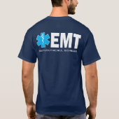 T-shirt Chemise d'EMT, style de devoir (Dos)