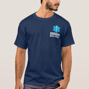 T-shirt Chemise d'EMT, style de devoir