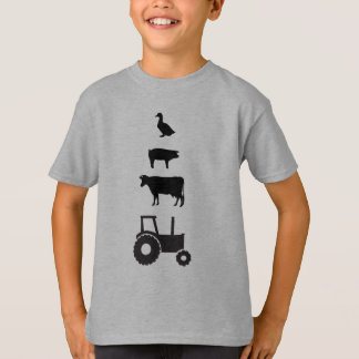 T-shirt Chemise d'enfant de ferme