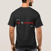 T-shirt Chemise d'enrôlement (Dos)