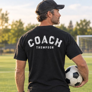 T-shirt Chemise d'entraîneur à nom personnalisé, Tee de st