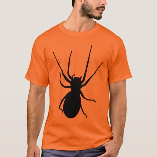 T-shirt Chemise déplaisante Black Spider (Devant)