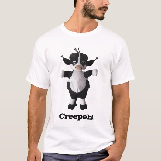 T-shirt Chemise déplaisante de vache (Devant)