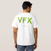 T-shirt Chemise d'équipage de VFX - vert/lumière (Dos entier)