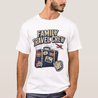 T-shirt Chemise d'équipage de voyage en famille - Voyage e