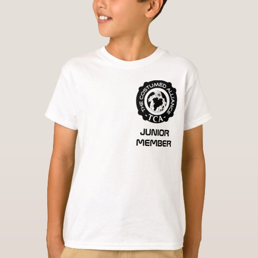 T-shirt Chemise d'équipage junior, Rouge (Devant)